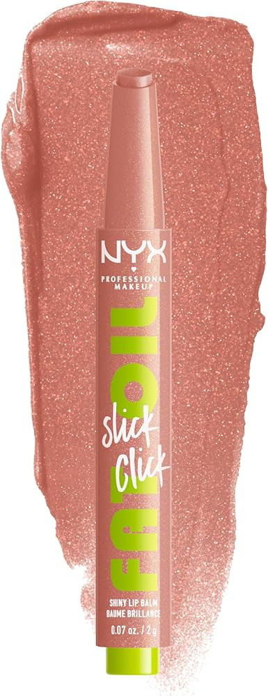 NYX Professional Makeup Fat Oil Slick Click, Lightweight, Buildable Pigmented Vegan Lip Balm - Gr... | Amazon (US)