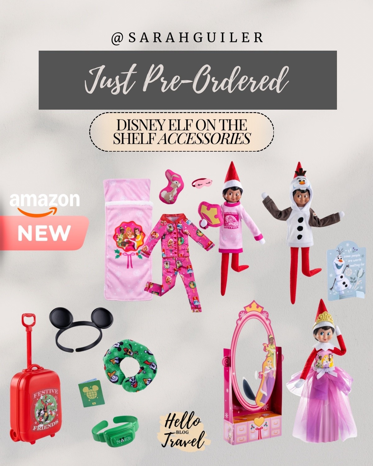 Available to pre order now on Amazon! 
Elf on the shelf Disney. Disney elf on the shelf. Elf on the shelf ideas. Christmas 2026x

#LTKSeasonal