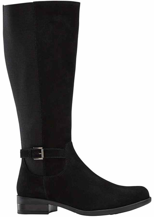 Weitschaftstiefel aus Leder | Bonprix DE