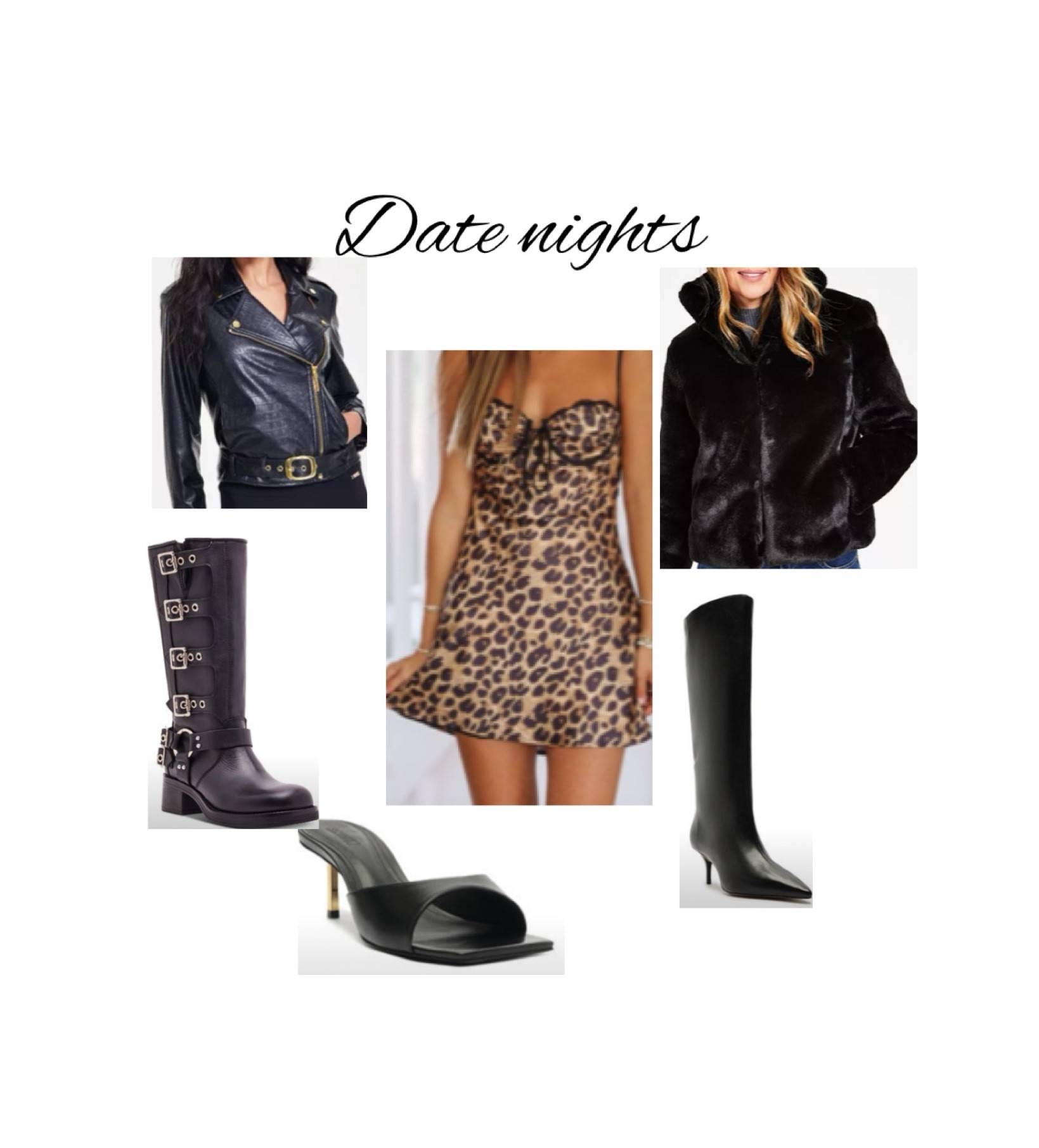 Date night , leopard print dress, mini dress, holiday dress, outfit, faux fur jacket, moto jacket, boots , black boots, heels, birthday outfit, dress

#LTKShoeCrush #LTKHoliday #LTKStyleTip