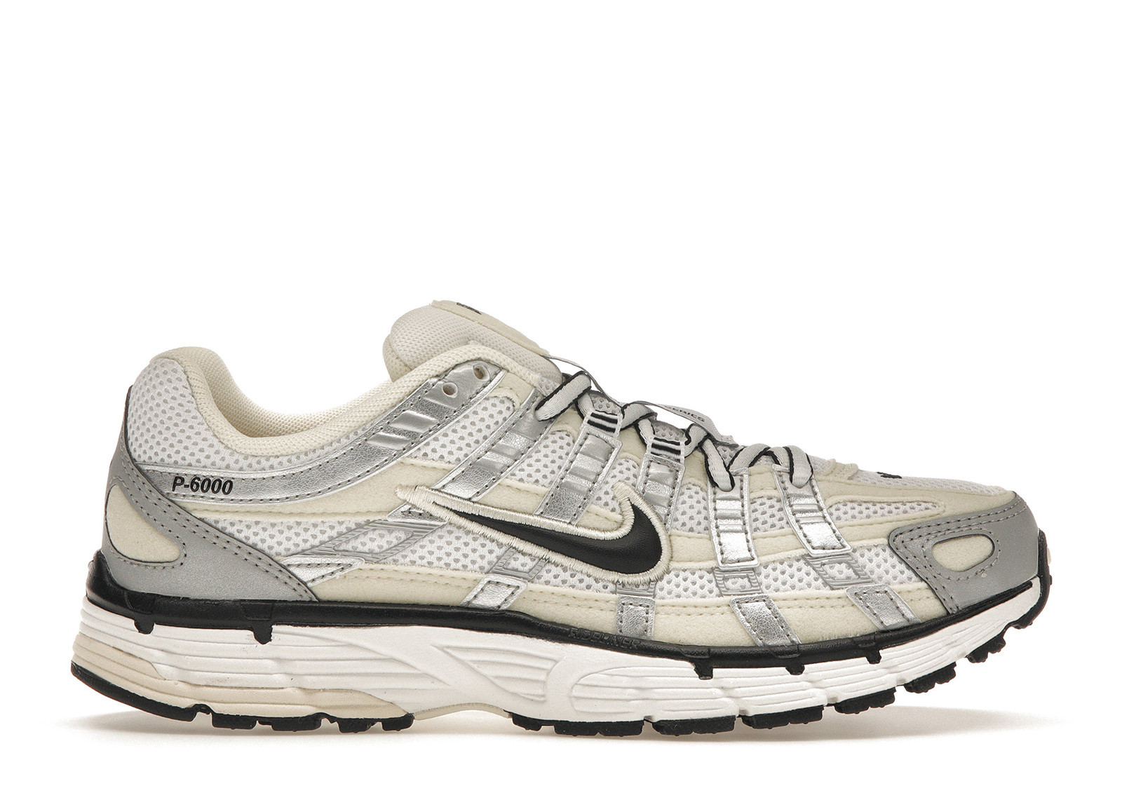 Nike P6000 Metallic Silver (Women's) Sneakers in Coconut Milk/Black/Summit White | StockX