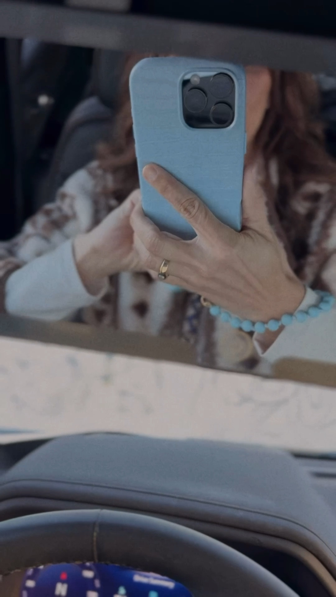 ootd // phone case + accessories // car mirror 

#LTKdayinmylife #LTKOver40 #LTKootd