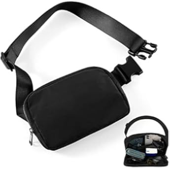 ODODOS Unisex Mini Belt Bag with Adjustable Strap Small Waist Pouch for Travel Workout Running Hi... | Amazon (US)