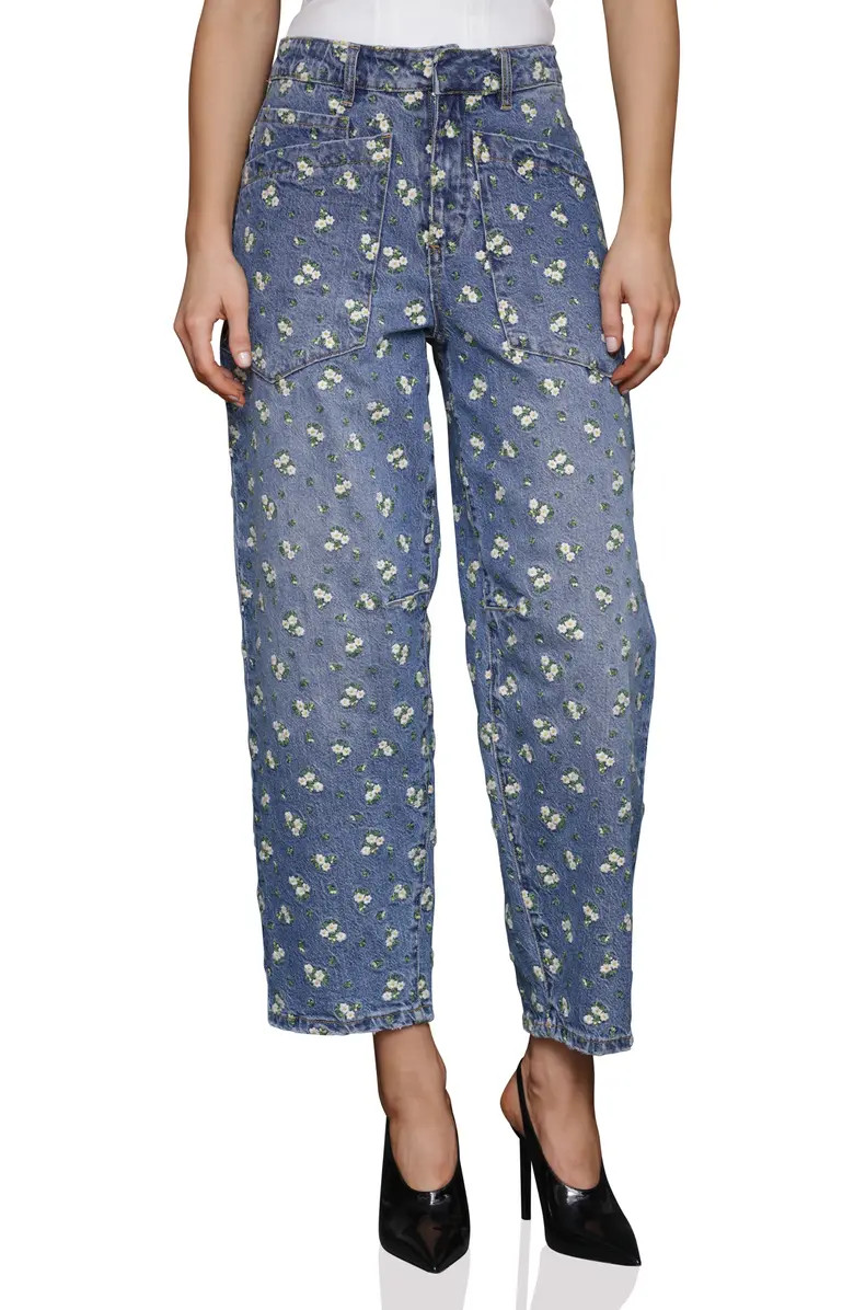 Relaxed Tapered Leg Crop Jeans | Nordstrom