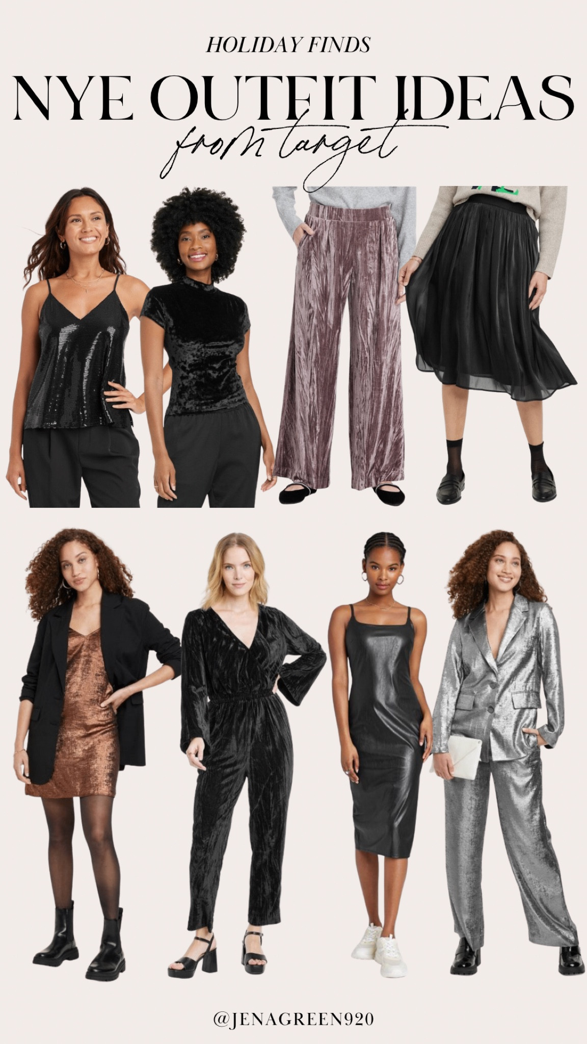 Target Holiday | Sparkly Blazer | Sparkly Tank | Velvet Fashion | NYE Fashion | New Years Eve Fashion

#LTKHoliday #LTKSeasonal #LTKunder100