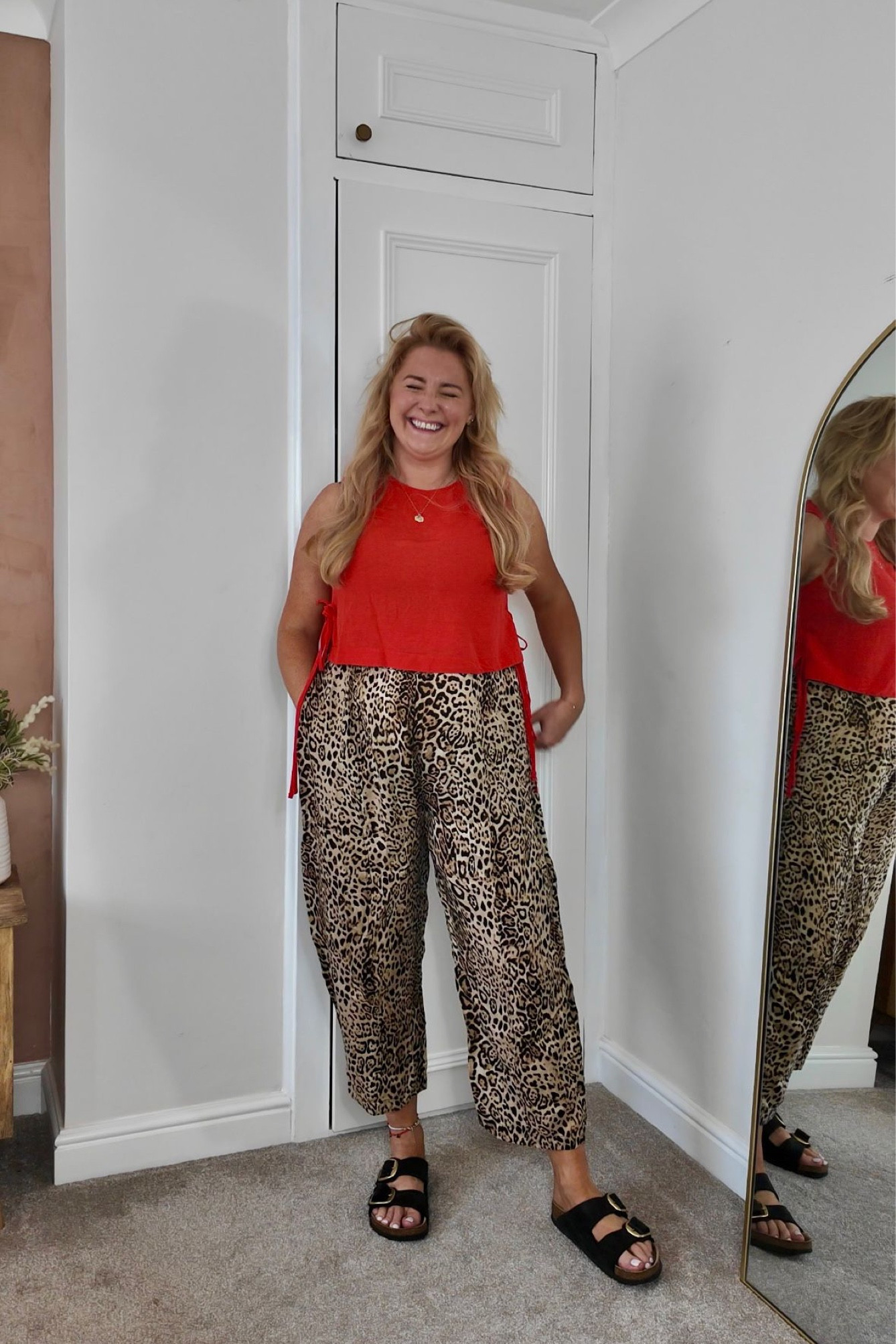 Leopard print styling❤️

Leopard print trousers, red top, transitional outfit, comfy outfit, autumn trends, work outfit, autumn outfit

#LTKautumn #LTKuk