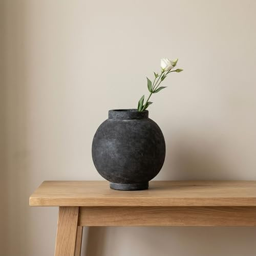 Decorative Vase for Home Decor – Modern Terracotta Flower Vase with Handle, Aesthetic Table Vas... | Amazon (US)