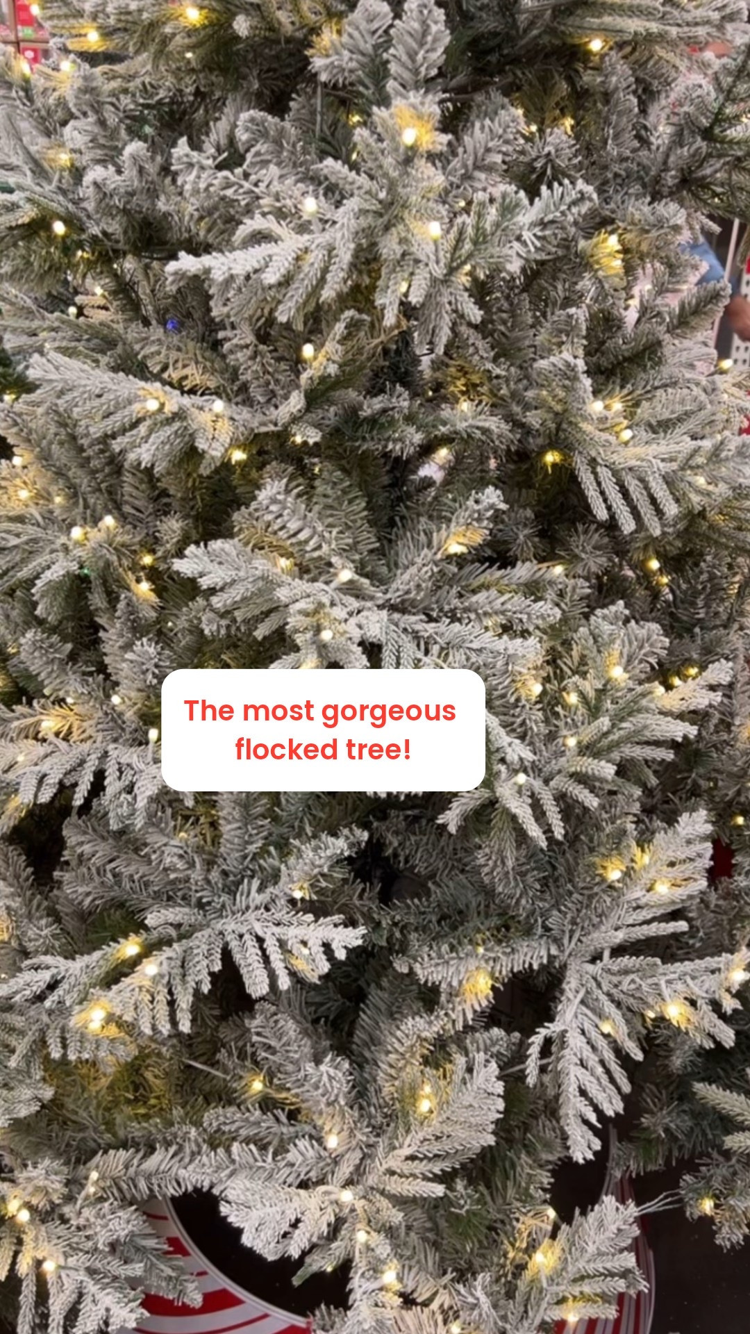 Low shedding and gorgeous!!!! The perfect amount of flock😝😝🤗🤗 #christmastree #christmasdecor 

#LTKCyberWeek #LTKHome #LTKHoliday