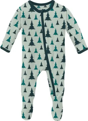 Printed Fitted One-Piece Pajamas | Nordstrom