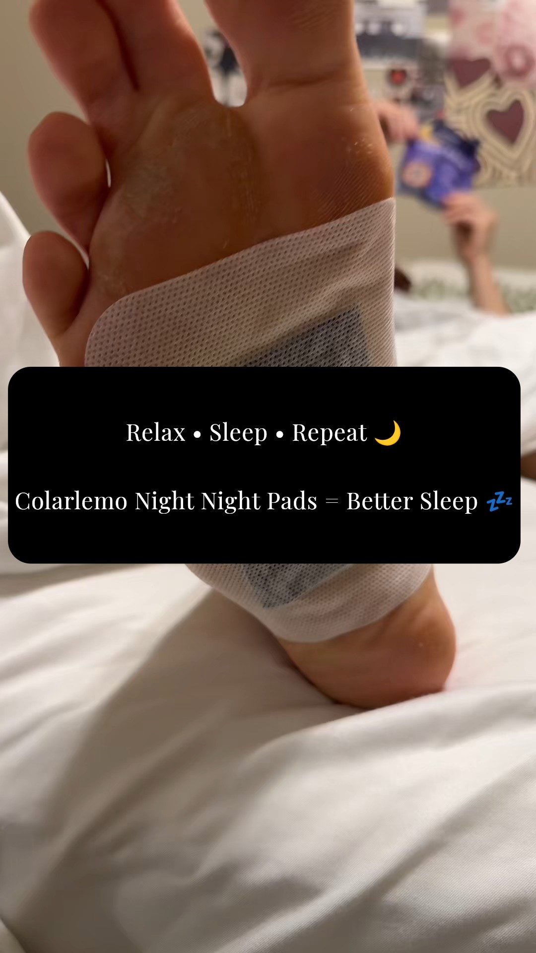 DROP FRIDAY 🌙
Gentle care for restful nights 💤
Meet the Colarlemo Night Night Foot Pads, infused with lavender, green tea, ginger, rose & mugwort to help you relax and recharge while you sleep.

Apply before bed, rest 6–8 hours, and wake up refreshed, relaxed, and renewed. The ultimate self-care ritual for busy days and better nights.💙

⸻


#DropFriday #LTKWellness #RestfulSleep #SelfCareAtHome #Relaxation #Colarlemo #NightRoutine #HomeSpa #WellnessFinds #FridayReset

#LTKGiftGuide #LTKFindsUnder50 #LTKBeauty