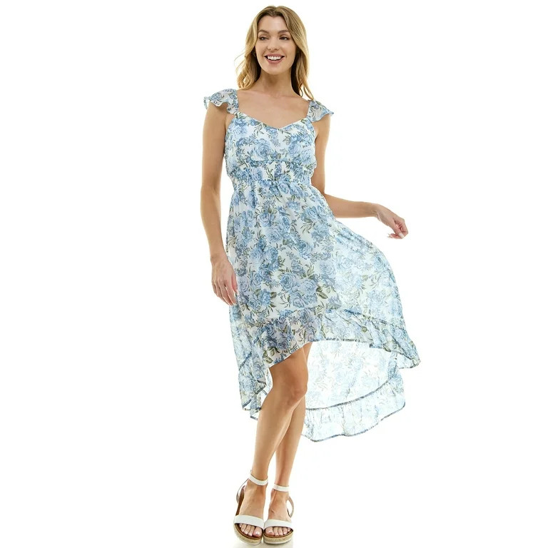 No Boundaries Juniors Hi Low Dress | Walmart (US)