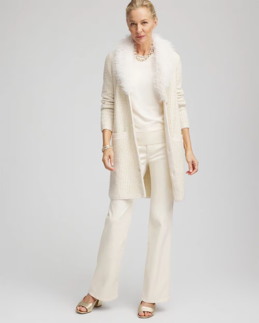 Fur Trim Cardigan | Chico's