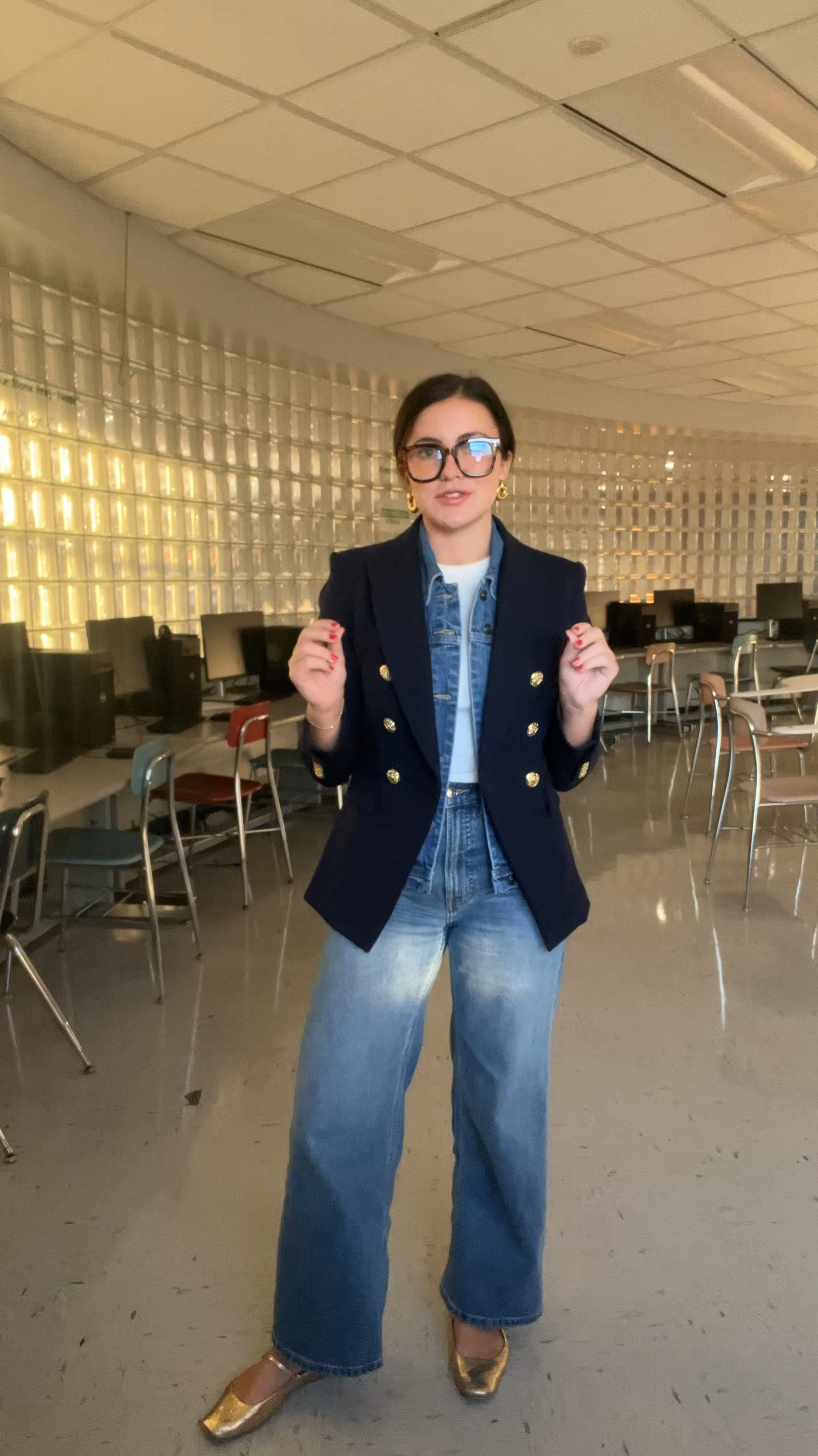 Wednesday outfit of the day 💙

#LTKShoeCrush #LTKWorkwear #LTKStyleTip