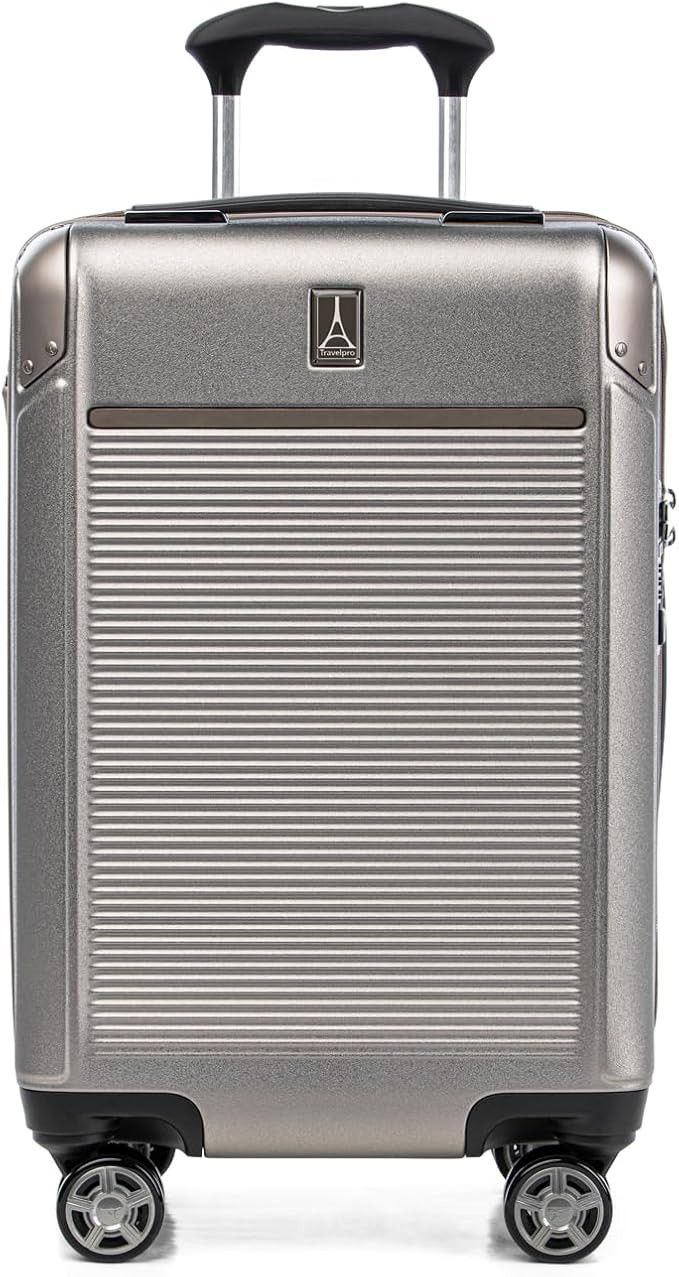 Travelpro Platinum Elite Hardside Expandable Carry on Luggage, 8 Wheel Spinner, TSA Lock, Hard Sh... | Amazon (US)