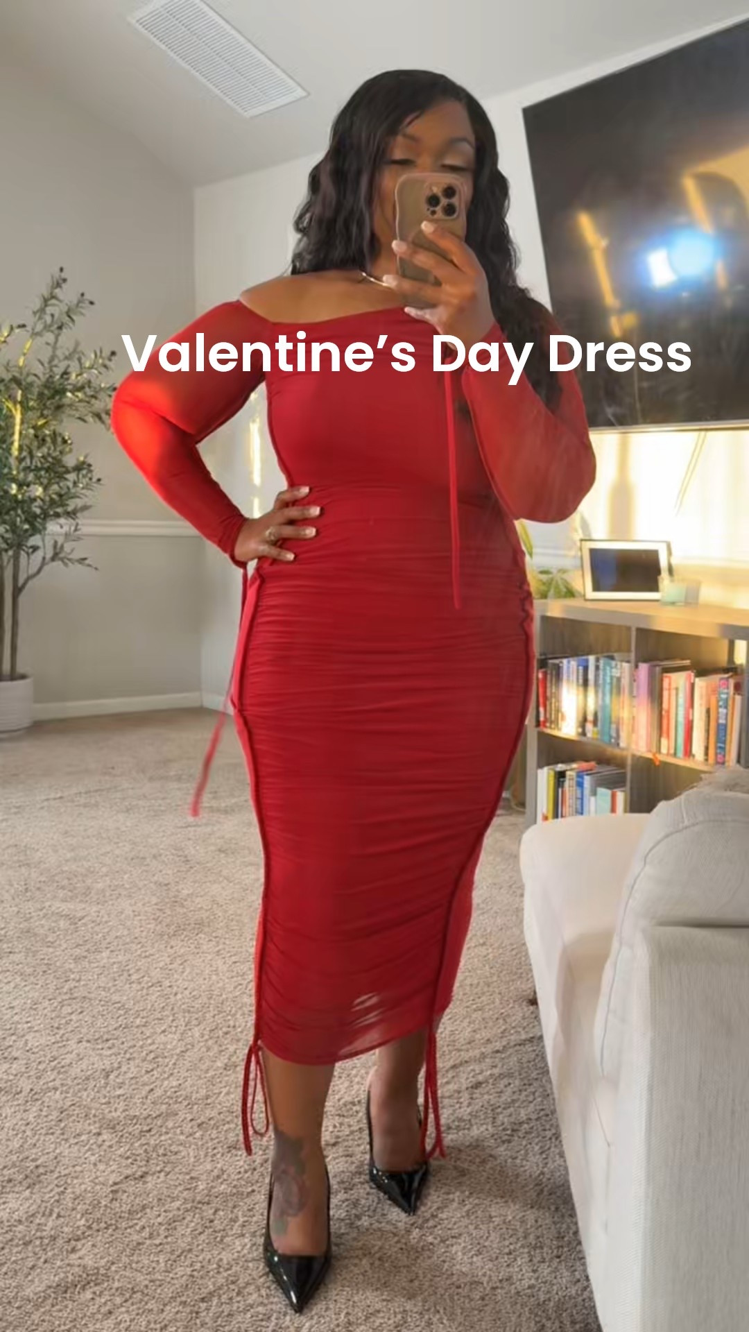 Stunning dress for Valentine’s Day 😍 red dress, mesh dress, bodycon, date night, Valentine’s Day outfit 

#LTKPetite #LTKFindsUnder50 #LTKMidsize