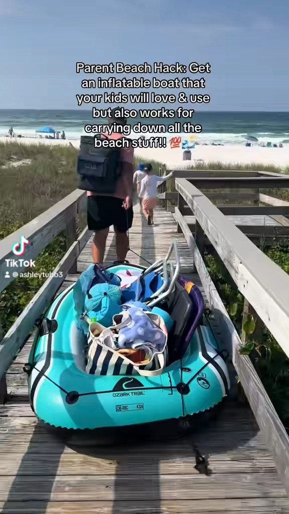 Parent Beach Hack! The quality of this inflatable boat is so good & at a great price! #summertravel #inflatableboat #walmart #parentbeachhack #kidssummer #beachessentials #beachmusthavesn#beachvacation

#LTKFindsUnder50 #LTKTravel #LTKKids