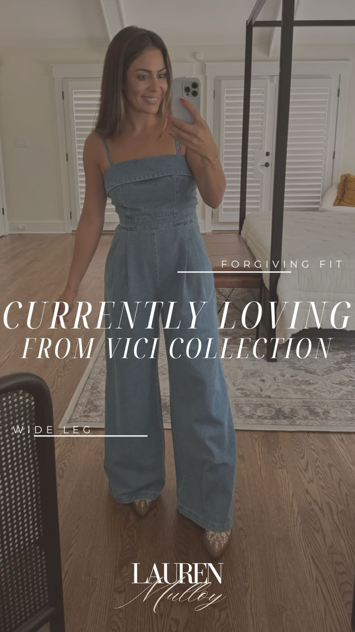 Currently loving from Vici😍✨ this denim jumpsuit is perfect for country concerts or date night! Definitely pair with heels or a platform for my shorter girls!

Fit tips: runs long & looser fit, wearing S

Vici collection, ootd, country concert outfit ideas, denim jumpsuit, denim romper, wide leg pants, fall fashion, Lauren Mulloy

#LTKxVICI #LTKStyleTip #LTKFindsUnder100