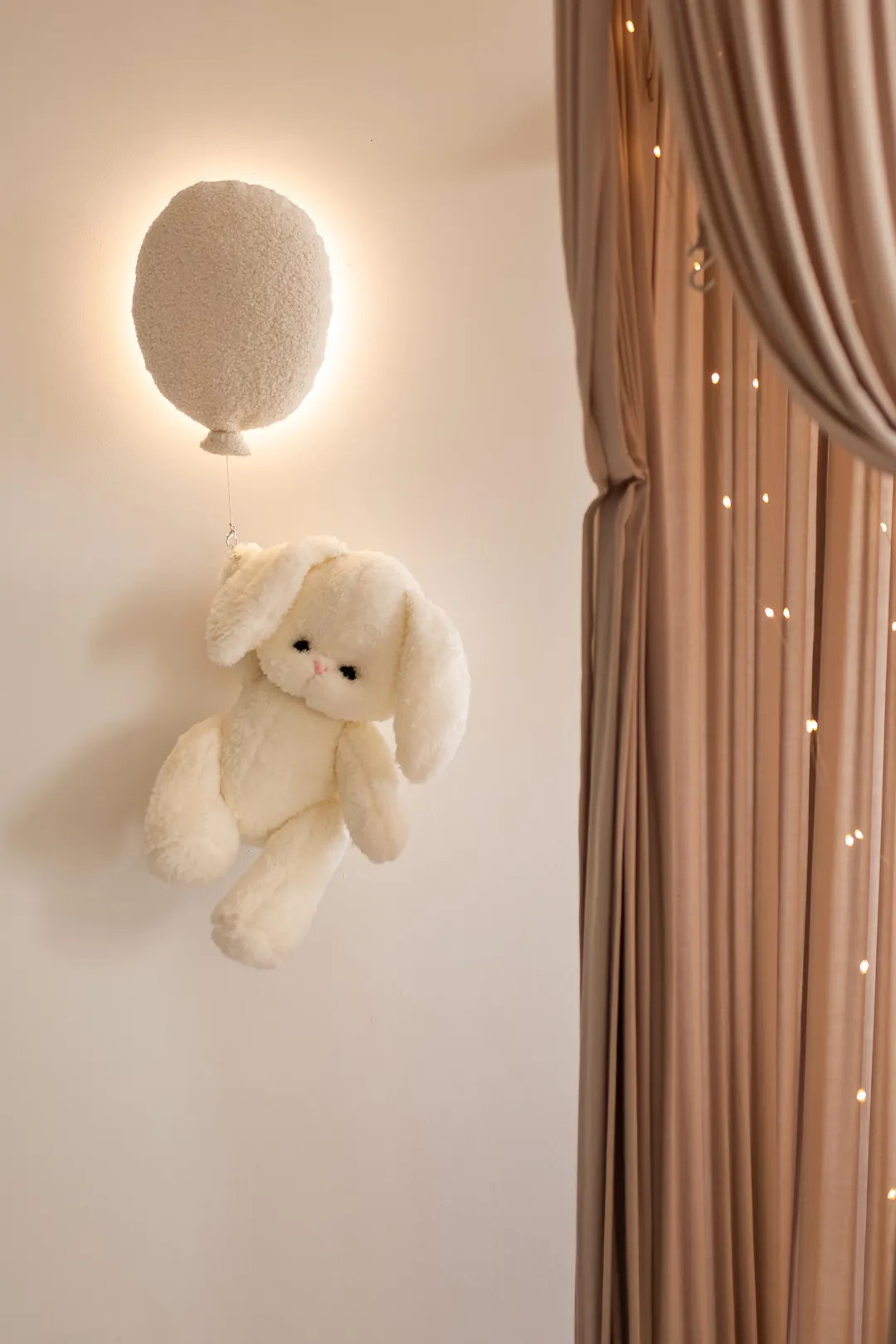 Balloon Night Light With Plush Toy: Nursery Wall Decor - Etsy | Etsy (US)