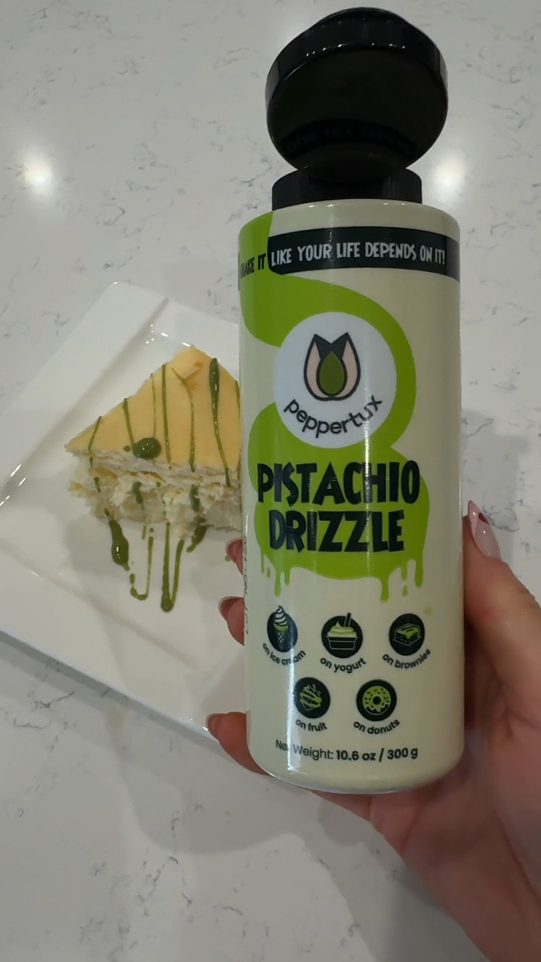I love how a little pistachio drizzle can transform a simple dessert into something more exciting—always keep a bottle handy for quick flavor twists.
@Peppertux Farms

#LTKfoodie #LTKdayinmylife #LTKmorningroutine