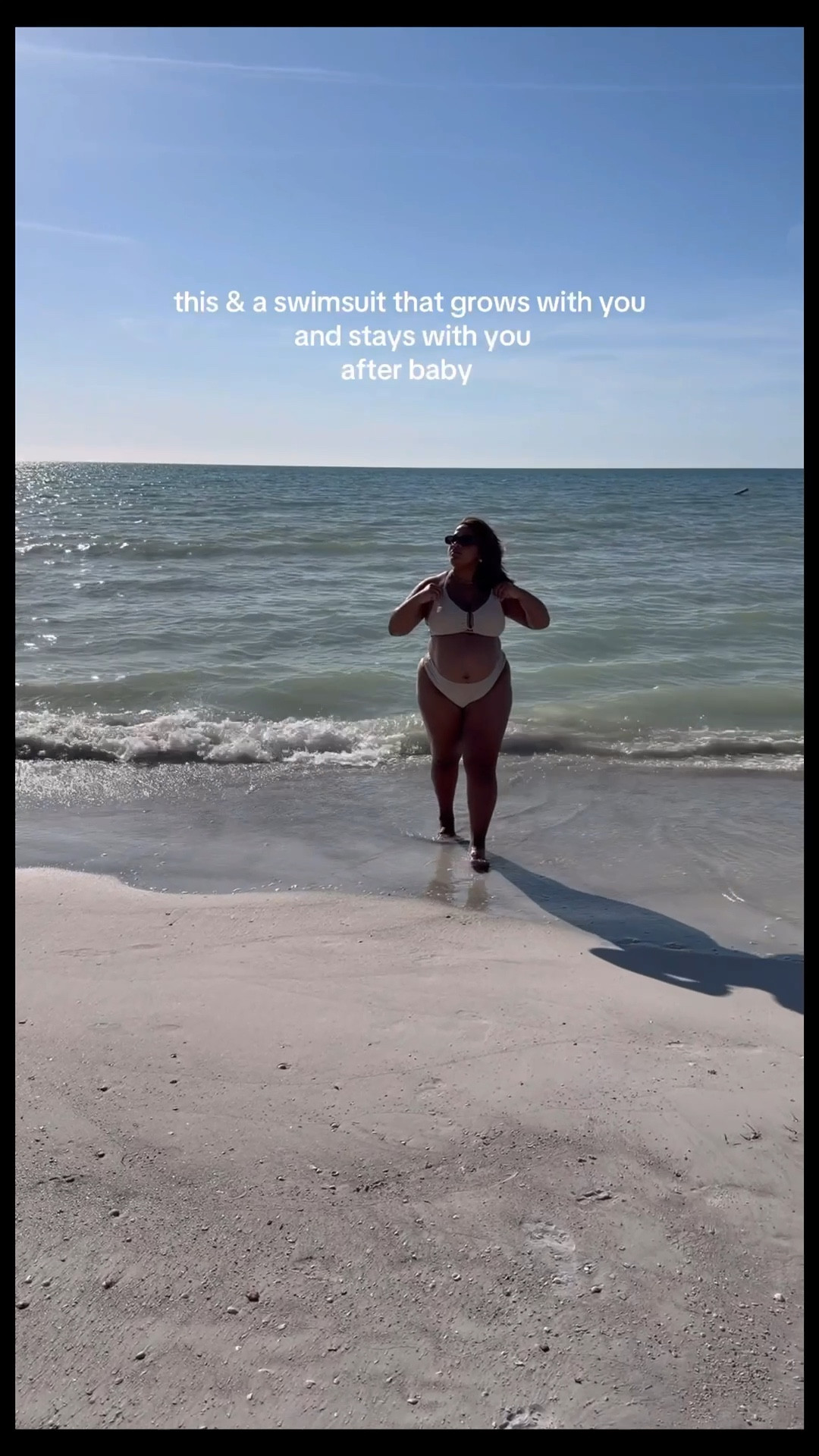 Stretchy and tummy control for postpartum. Seriously my fave swimsuit 

#LTKBump #LTKMidsize #LTKPetite