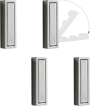 4Pcs Foldable Hooks Wall Mount Zinc Alloy, Bathroom Wall Hook Retractable for Hanging Clothes, Ke... | Amazon (US)