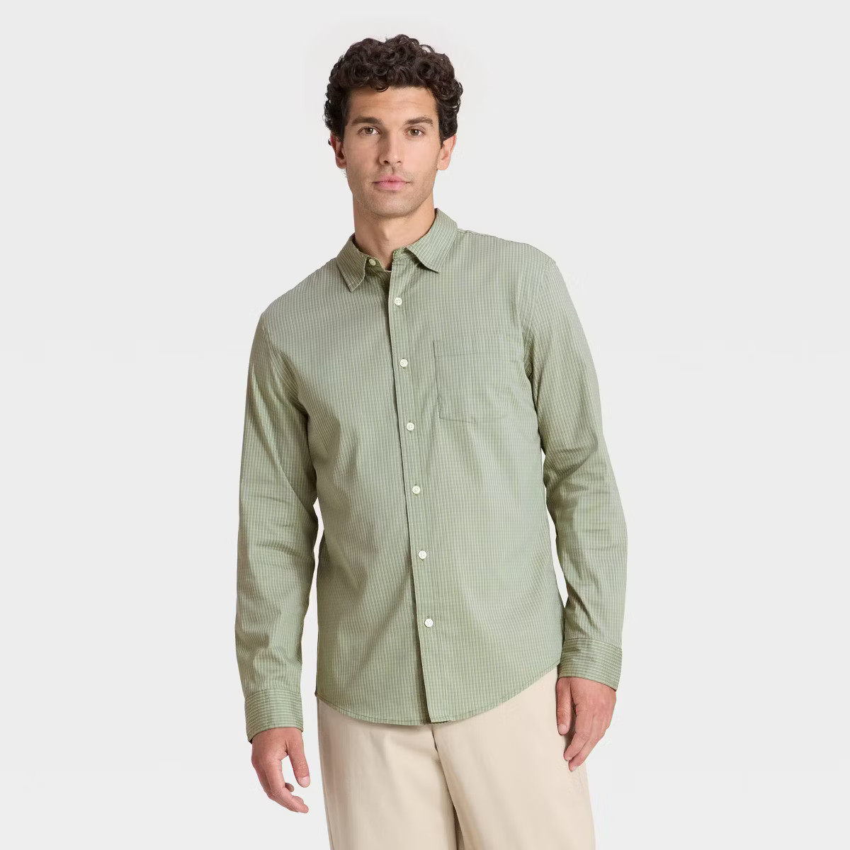 Men's Comfort Wear Long Sleeve Shirt - Goodfellow & Co™ | Target