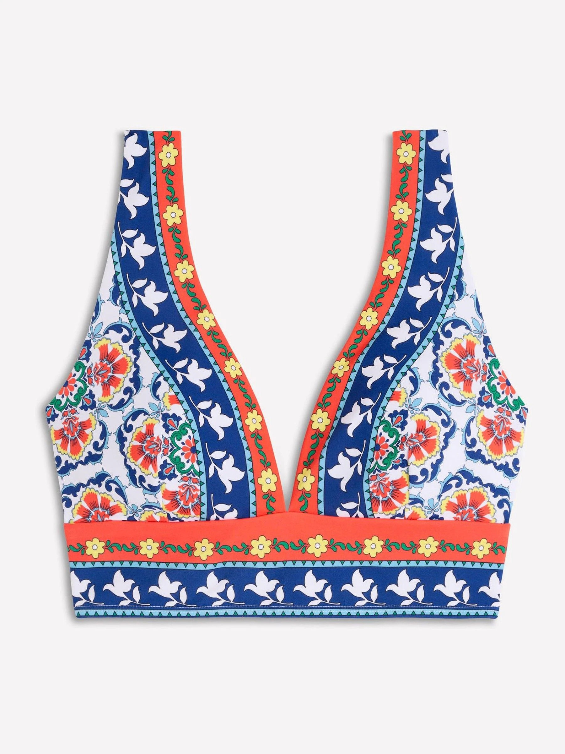 Boden Boden Blue Porto Bikini Top | Next US