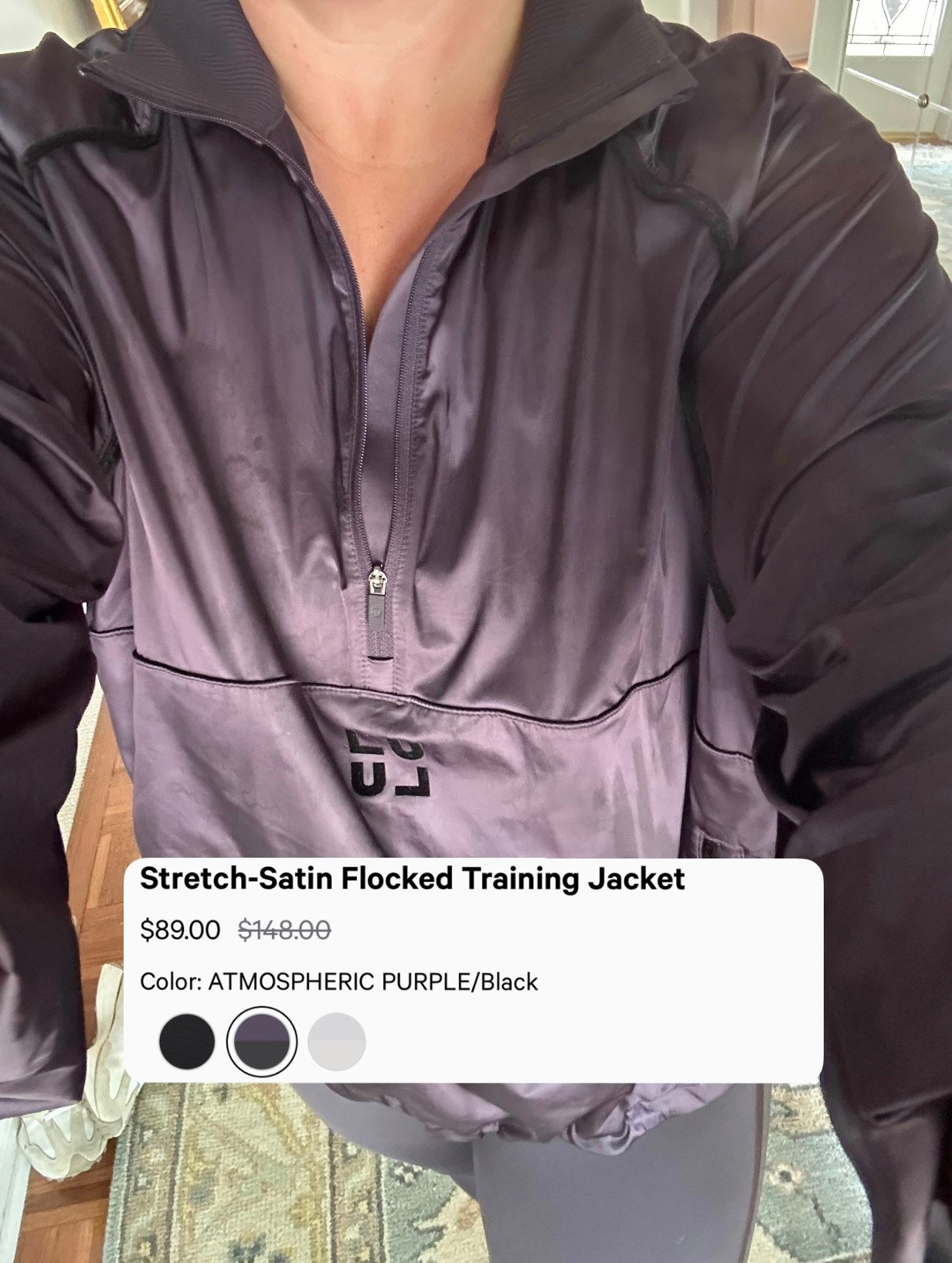 Lululemon stretch satin zip pullover | lightweight and great to throw on | on sale under $90 | activewear athleisure ootd mom uniform spring essentials

#LTKSaleAlert #LTKActive #LTKmomlife