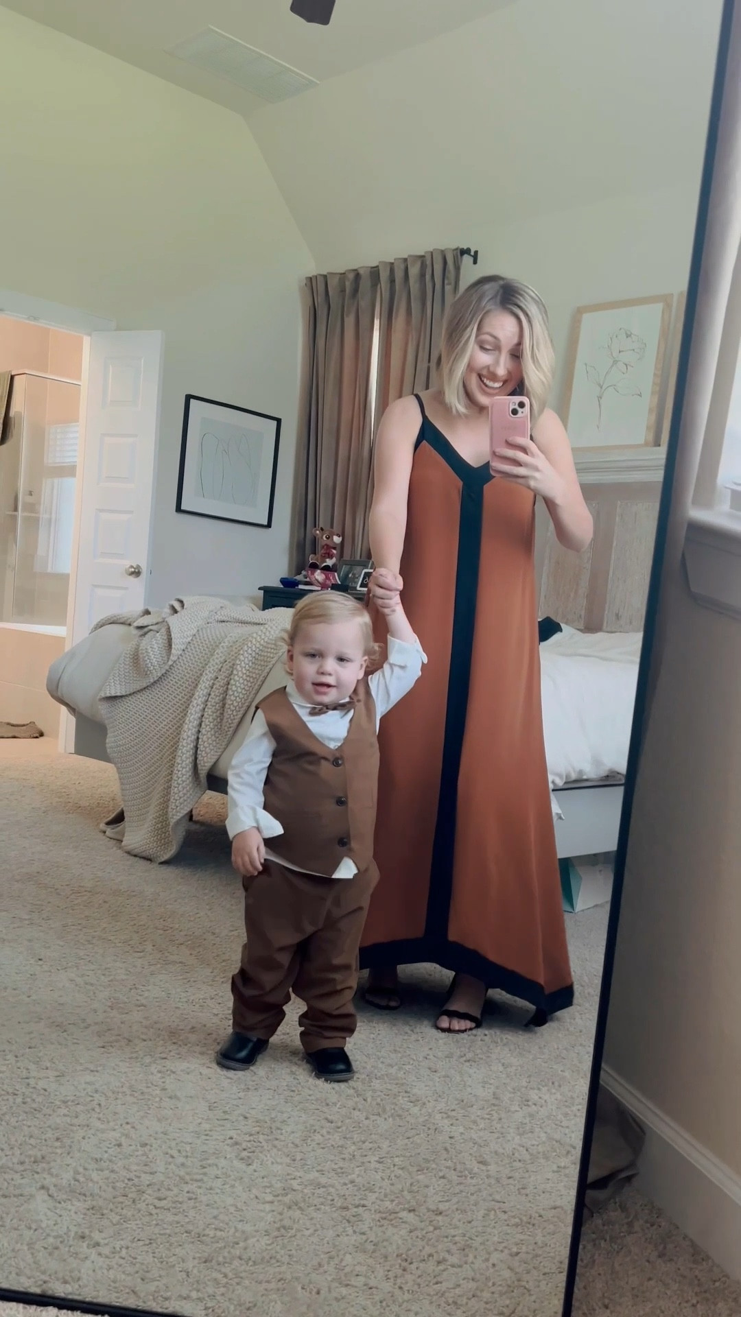 Wedding fit. TY Amazon. 

Dress - Small TTS. I’m 5’2”. 
Suit - 3T TTS

#LTKFindsUnder50 #LTKFamily #LTKWedding