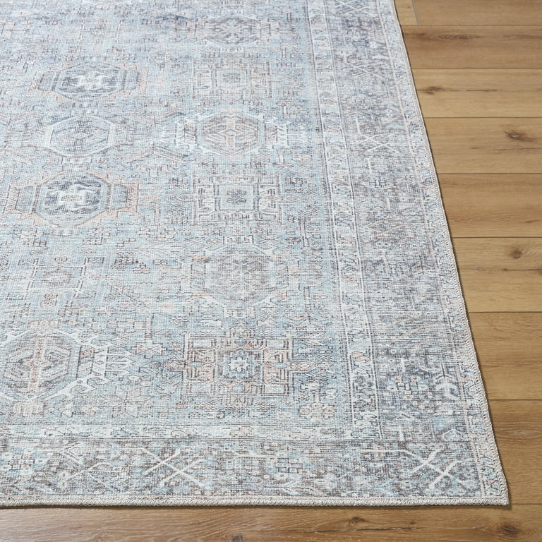 My Texas House Everyday Living Reese Natural Plaid Indoor Washable 8' x 10' Area Rug - Walmart.co... | Walmart (US)