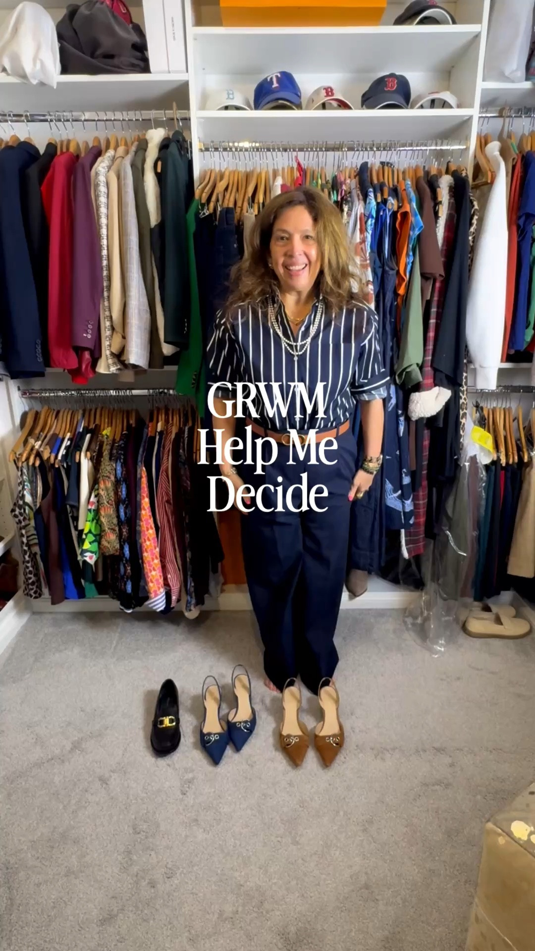 I couldn’t decide which shoe to wear this morning. I am always amazed how changing your shoe and belt can completely change the look of your outfit. 
Which would you wear? 1,2 or 3?

#LTKWorkwear #LTKgrwm #LTKdayinmylife