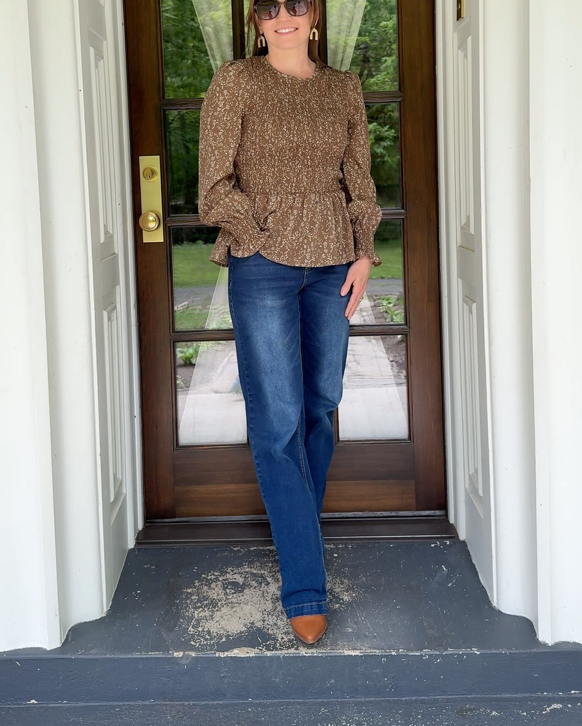 Sunday best, but make it comfy
Feeling put-together in this puff-sleeve top, classic denim, and my favorite pointy-toe Leather boots.

#OOTD #SundayStyle #WeekendLook #CasualChic #TraditionalStyle #MoodyVibes #SlowSunday

#LTKBeauty #LTKStyleTip #LTKSeasonal