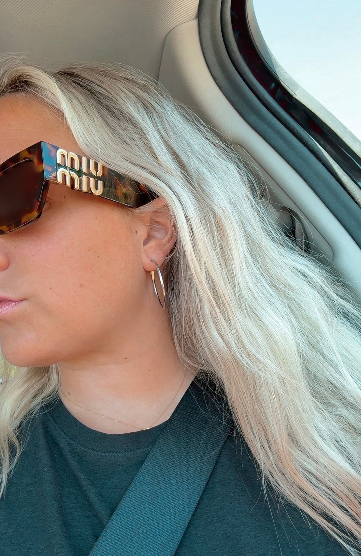 Sunglasses / Miu Miu / Silver Hoops / Jewelry 

#LTKmomlife #LTKootd #LTKBeauty