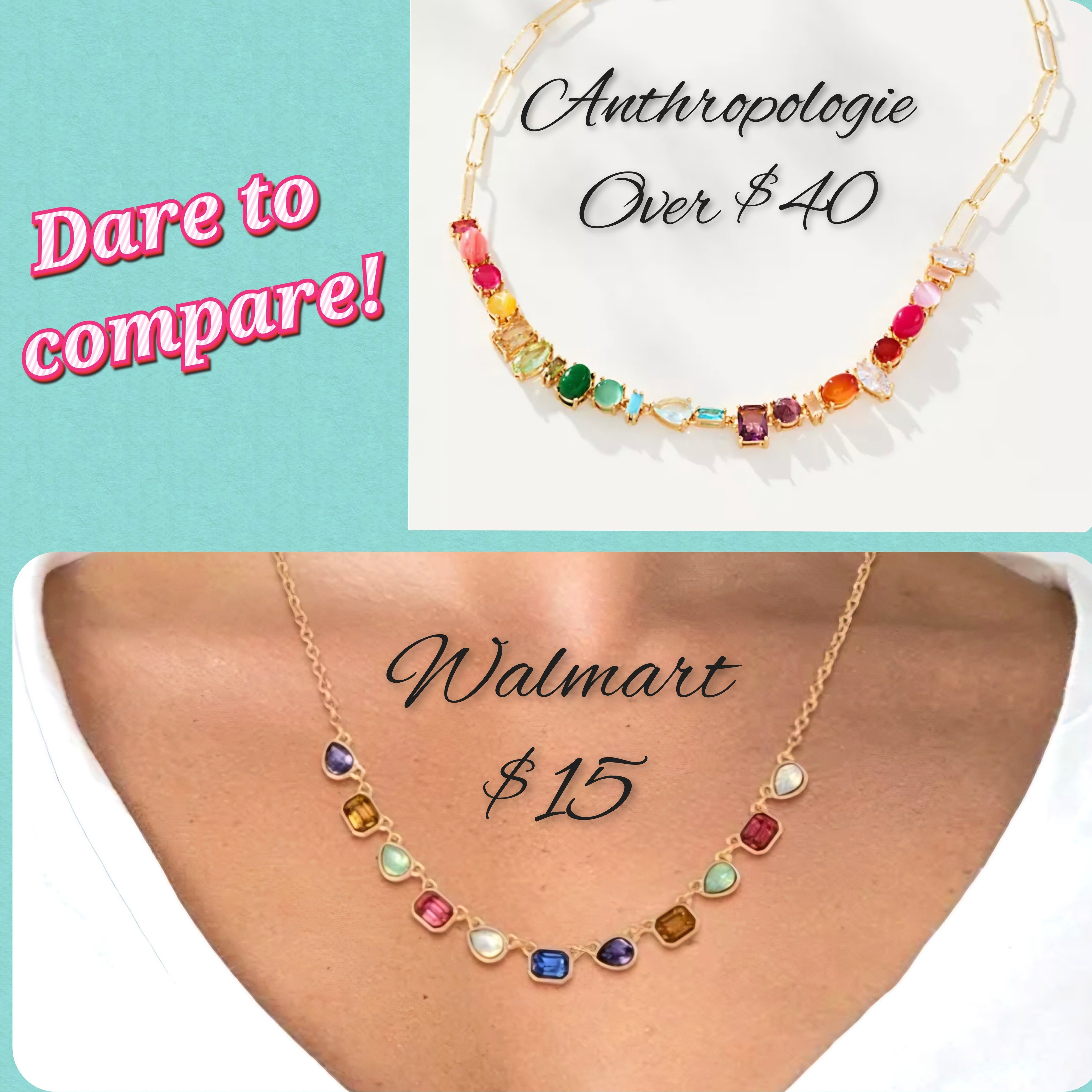 These necklaces are gorgeous and perfect for spring and summer ☀️ Splurge or Save ✨️

#LTKSpringSale #LTKOver40 #LTKSaleAlert