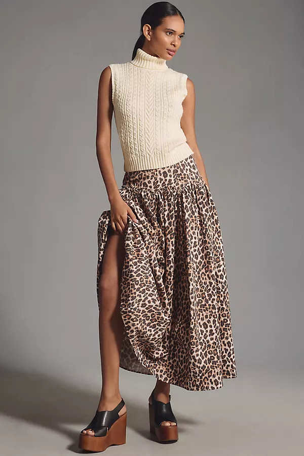 Mare Mare x Anthropologie Basque-Waist Maxi Skirt | Anthropologie (UK)