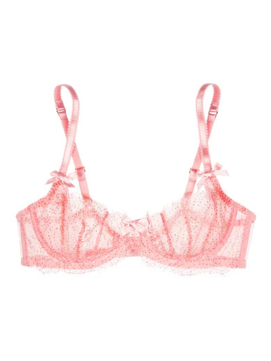 Grace stretch-tulle and lace underwired bra | NET-A-PORTER (UK & EU)
