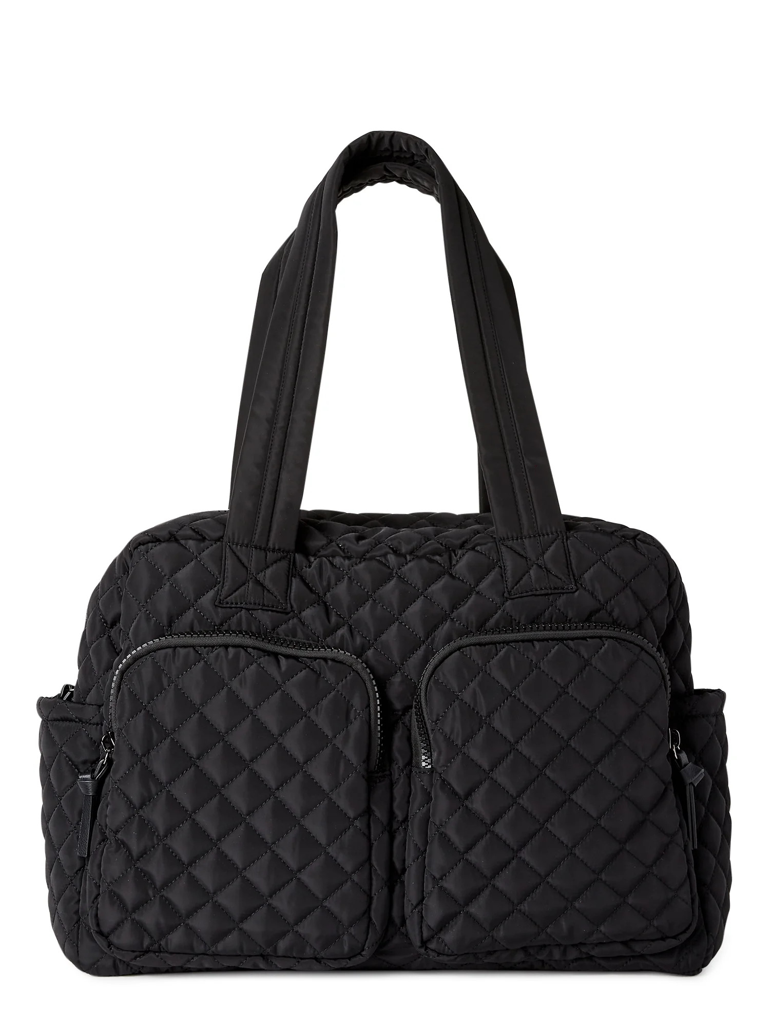 No Boundaries Women's Double Pocket Weekender Black | Walmart (US)