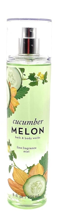 Bath & Body Works Cucumber Melon Fine Fragrance Mist 8 Fluid Ounce Spray | Amazon (US)