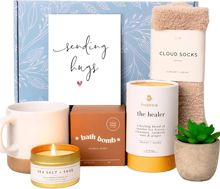 Unboxme Luxe Self Care Gift Box for Women | Premium Care Package with Hugs Card | Soothing Spa Ba... | Amazon (US)