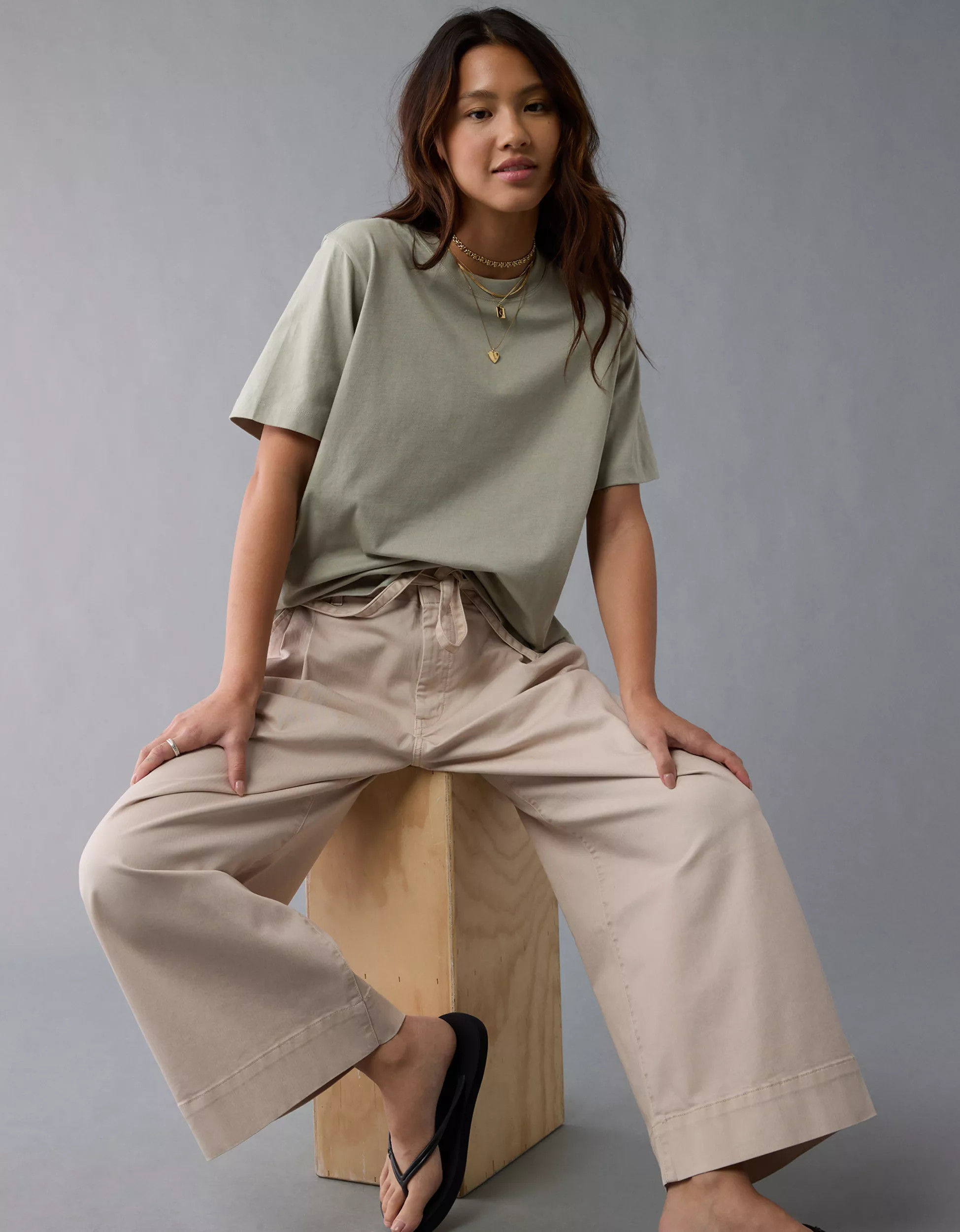 AE Everyday Luxe Relaxed T-Shirt | American Eagle Outfitters (US & CA)
