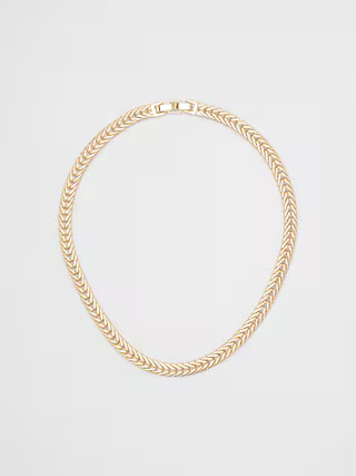 Modern Herringbone Necklace | Banana Republic Factory