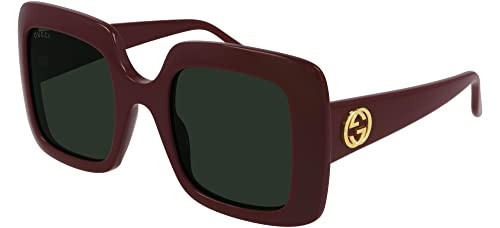Gucci Green Oversized Ladies Sunglasses GG0896S 003 52 | Amazon (US)