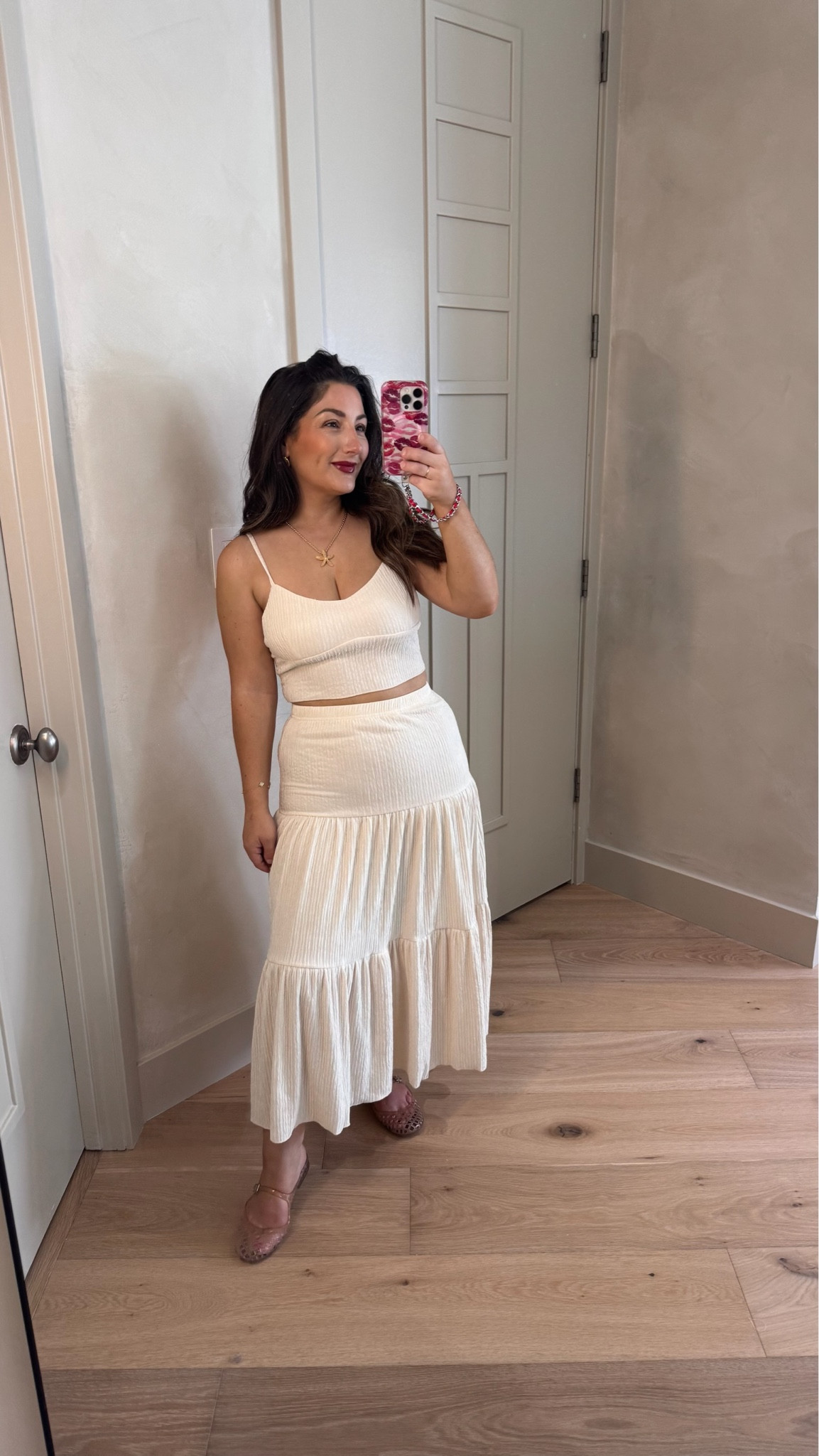 Cute summer set! 
Size small 

Reviews said it was slightly sheer but I’m wearing nude shorts so I can’t tell! 

5’0” 140lbs

#LTKootd #LTKPetite #LTKTravel