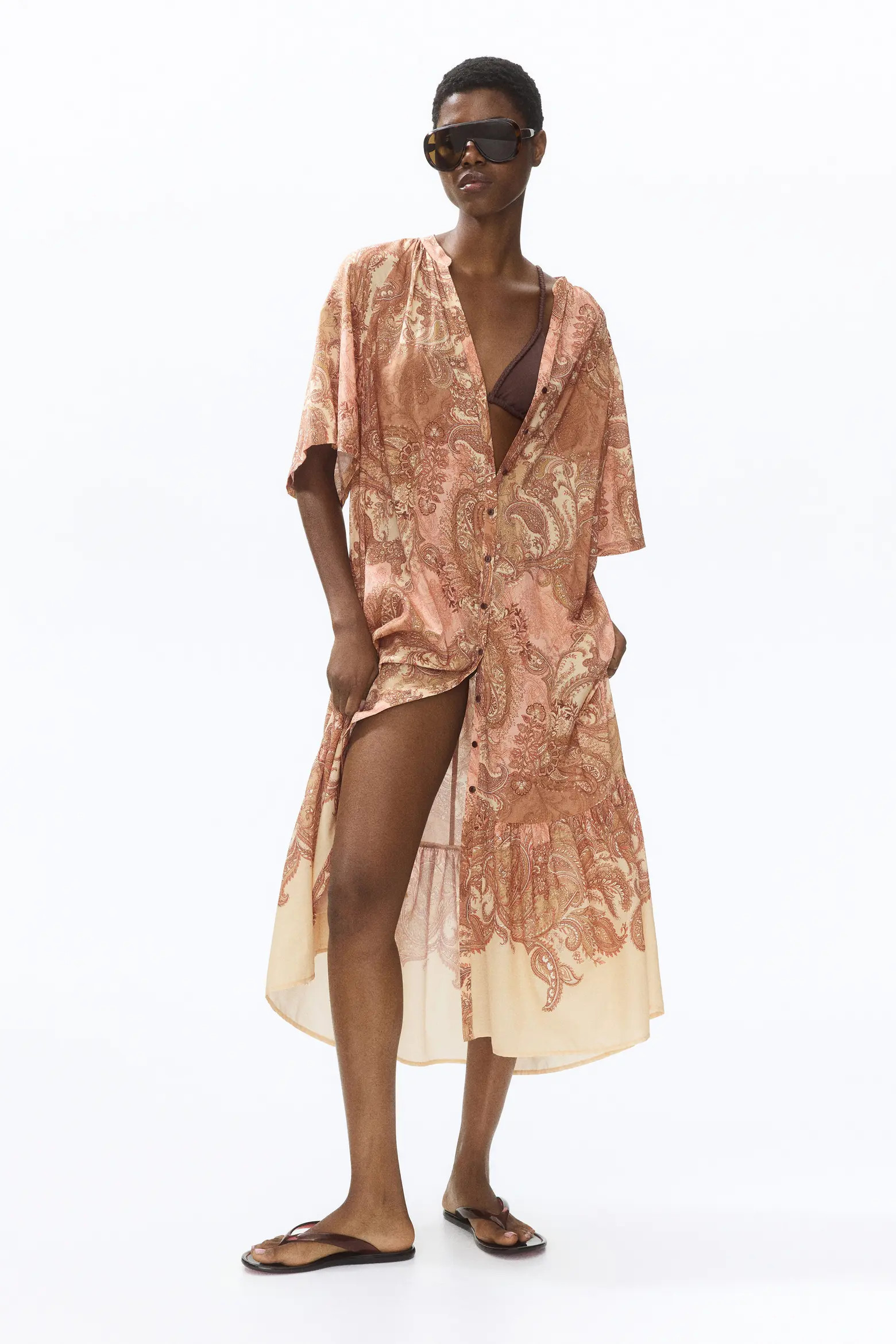 Short-sleeved Tie-belt Dress (Women) | Nordstrom | Nordstrom