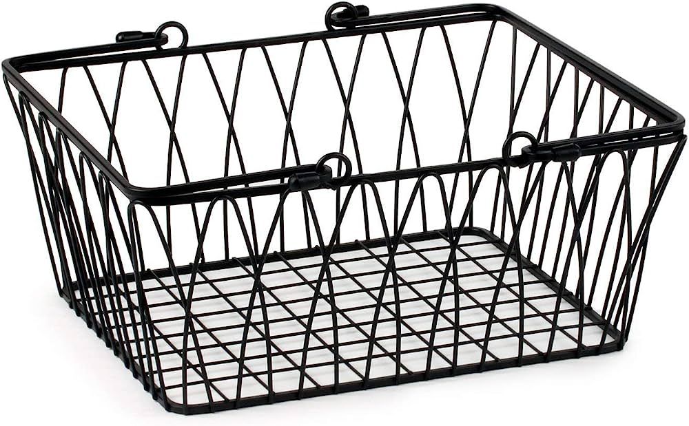 Spectrum Diversified Twist Storage Handles, Modern Farmhouse Décor Farmer’s Market-Style Wire ... | Amazon (US)