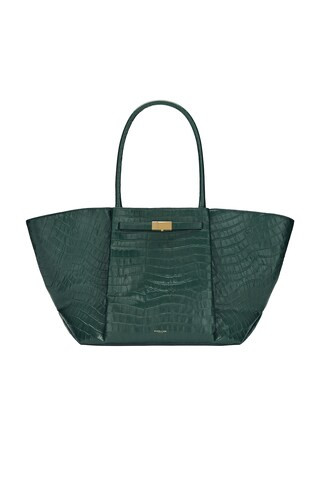 DeMellier London New York Tote in Forest Green Croc Effect from Revolve.com | Revolve Clothing (Global)