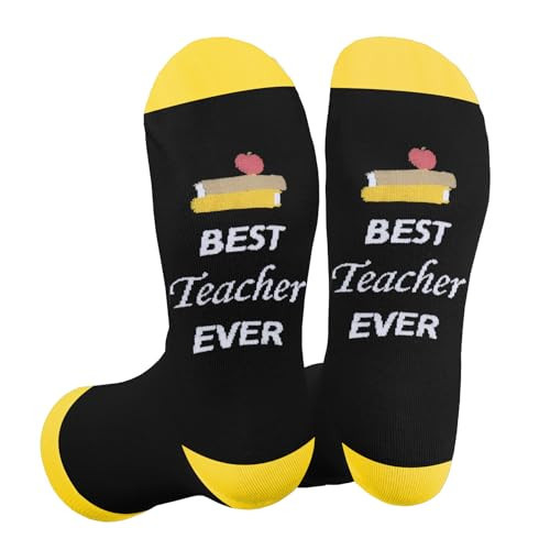Teacher Appreciation Gifts End of Year Retirement Teachers Day Graduation Thank You Farewell Back to School Christmas Easter Valentine Halloween Thanksgiving Socks Best Teacher Ever Gift for Women Men | Amazon (US)