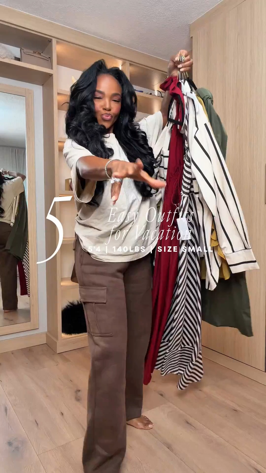 Hi Babes! ✈️🤎

Sharing 5 easy vacation outfits that are comfortable, stylish, and so easy to pack! These looks can take you from sightseeing during the day to dinner at night without overpacking your suitcase.

✨ Fit Details:
• Wearing a size Small
• True to size
• Lightweight, travel-friendly pieces
• Easy to mix and match
• Comfortable for all-day wear

🌴 Perfect For:
• Vacation
• Cruises
• Resort stays
• Travel days
• Brunch
• Shopping
• Beach dinners
• Exploring new cities

These are the kind of outfits you'll wear on repeat all trip long!

Everything is linked below!

xx, Kira | IG: KirasFashionFinds

Measurements:
Kira: 5'4" | Size Small | 140 lbs