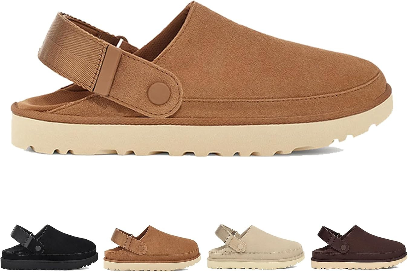 Fashion Adjustable Platform Clogs for Women's Casual Indoor Non Slip Comfortable Outdoor Slippers... | Amazon (US)