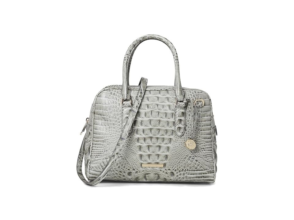 Brahmin Marissa Satchel Women's Handbags Dove, Leather | Zappos